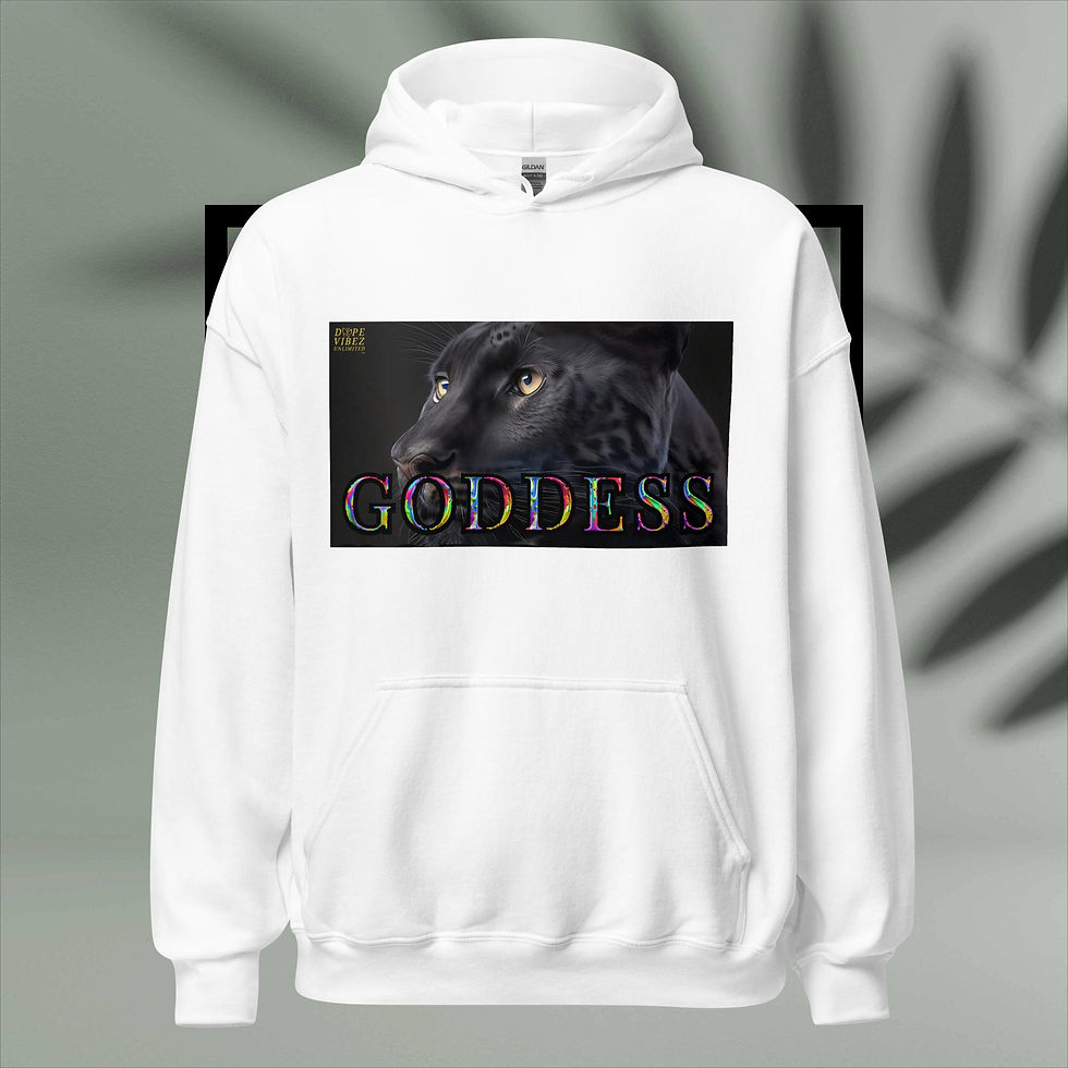 Thumbnail: DOPE VIBEZ UNLIMITED Queens - GODDESS (PNR) Unisex Hoodie