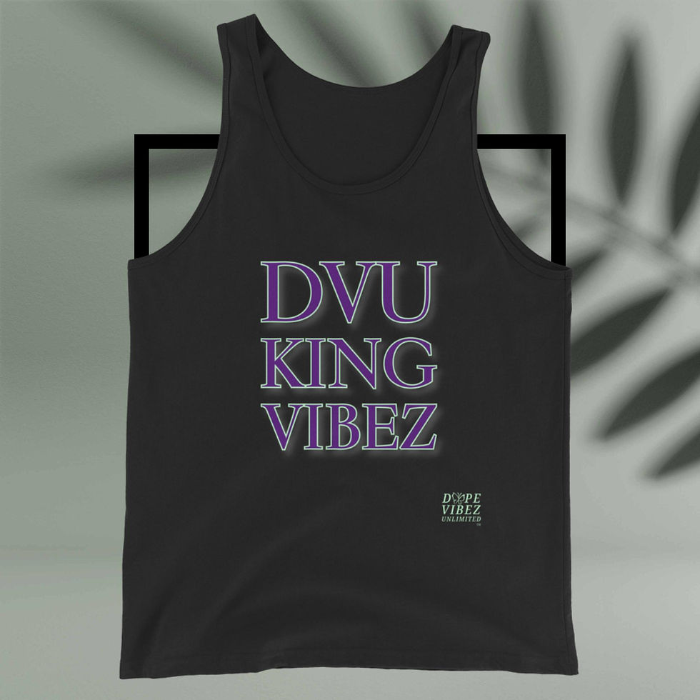 Thumbnail: DOPE VIBEZ UNLIMITED Kings - DVU KING VIBEZ (Prp/Mnt) Men's Tank Top