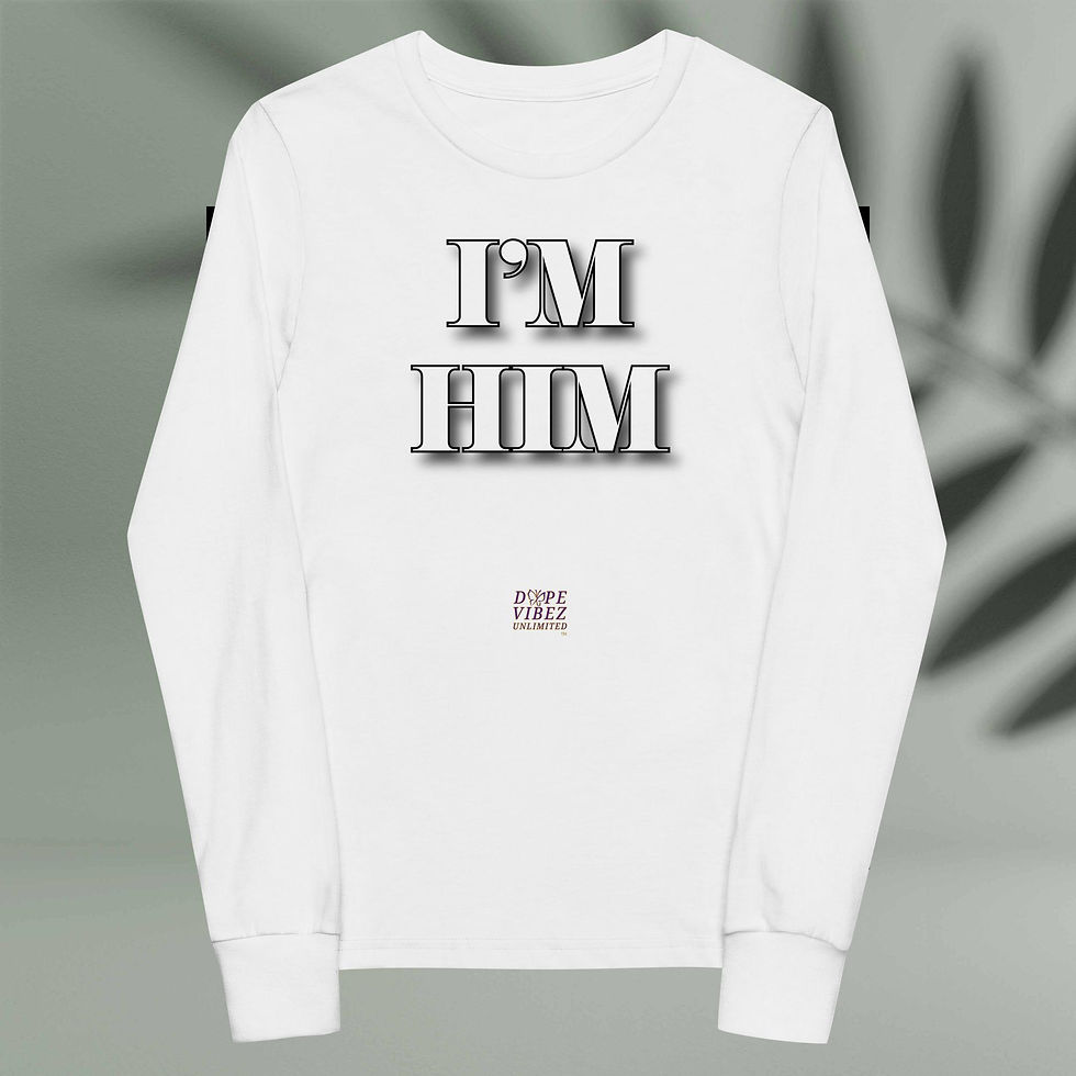 Thumbnail: DOPE VIBEZ UNLIMITED Young Royals - I'M HIM Youth long sleeve tee