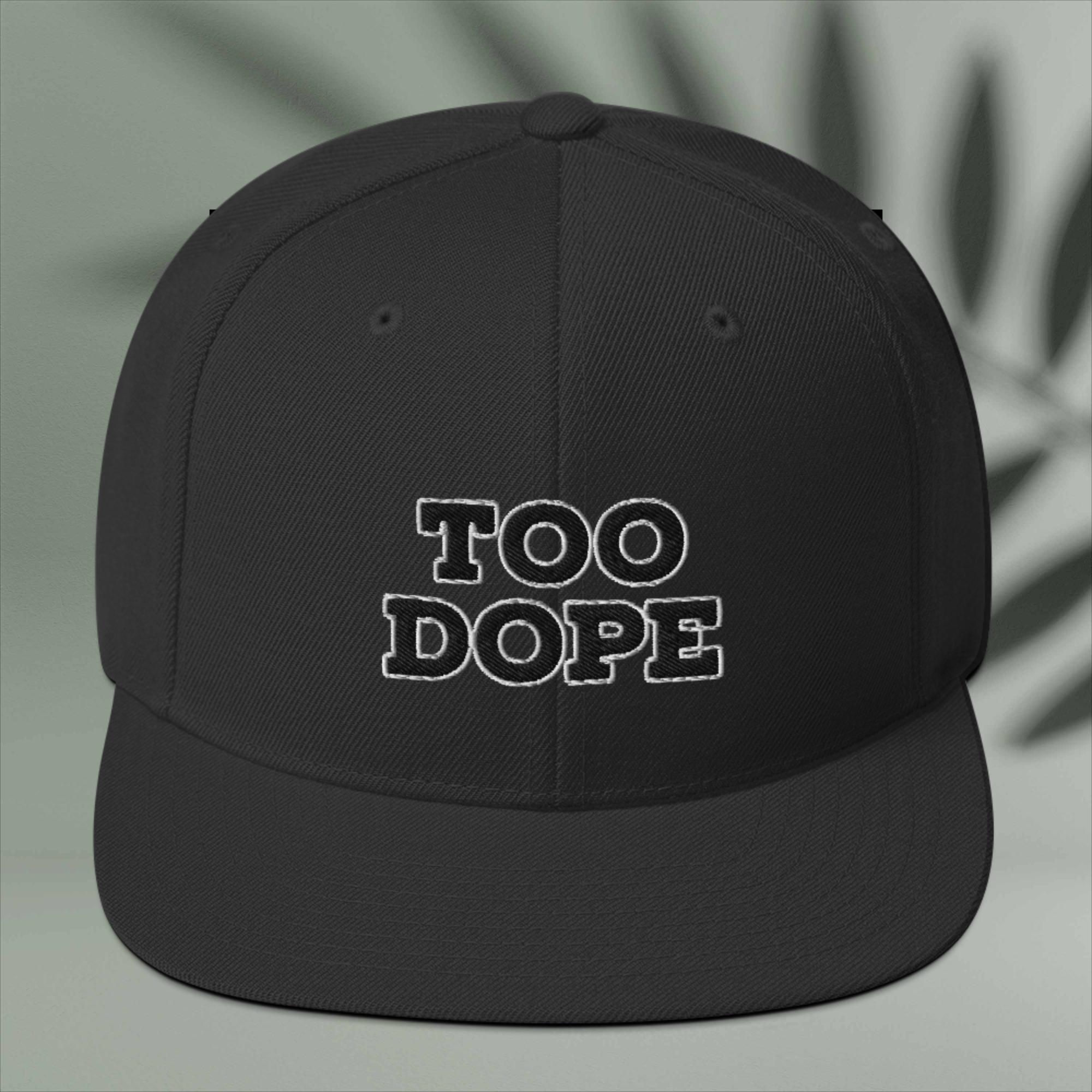 DOPE VIBEZ UNLIMITED - TOO DOPE (BLK) Snapback Hat