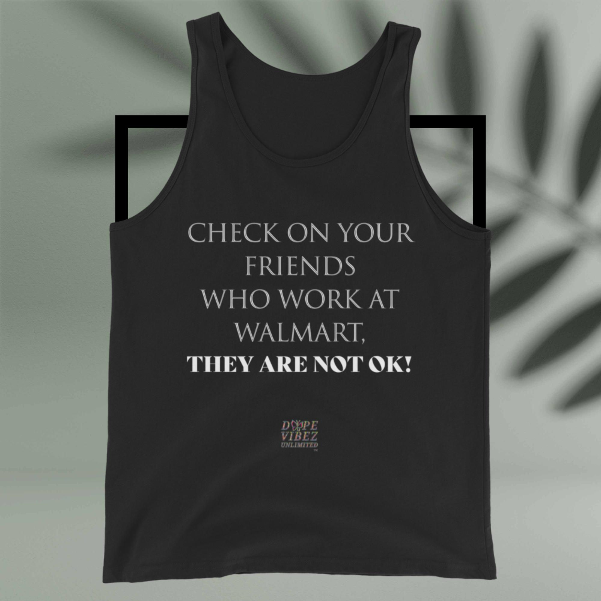 DOPE VIBEZ UNLIMITED Kings - Check on Your Friends (Wht) Men's Tank Top