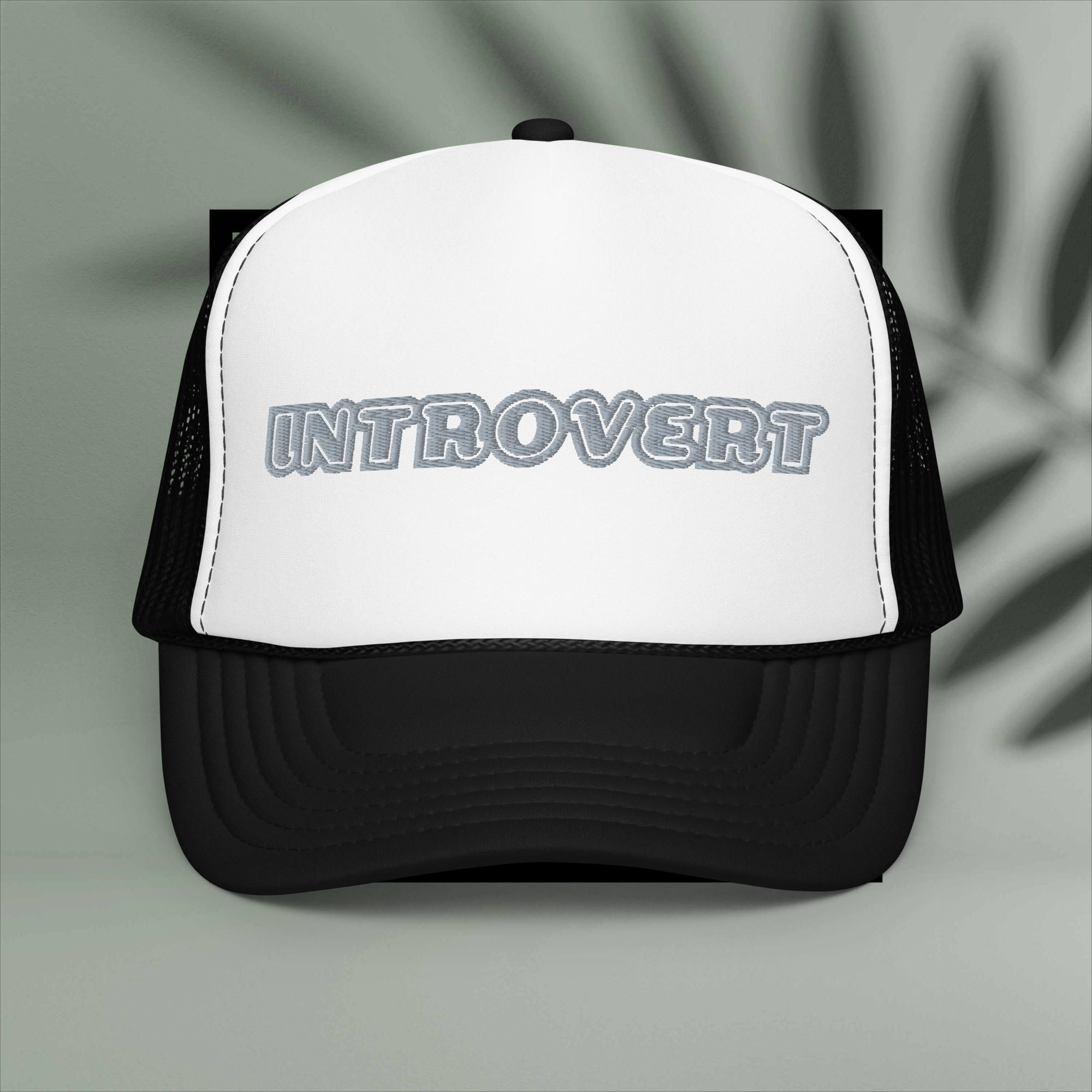 DOPE VIBEZ UNLIMITED - INTROVERT Foam trucker hat