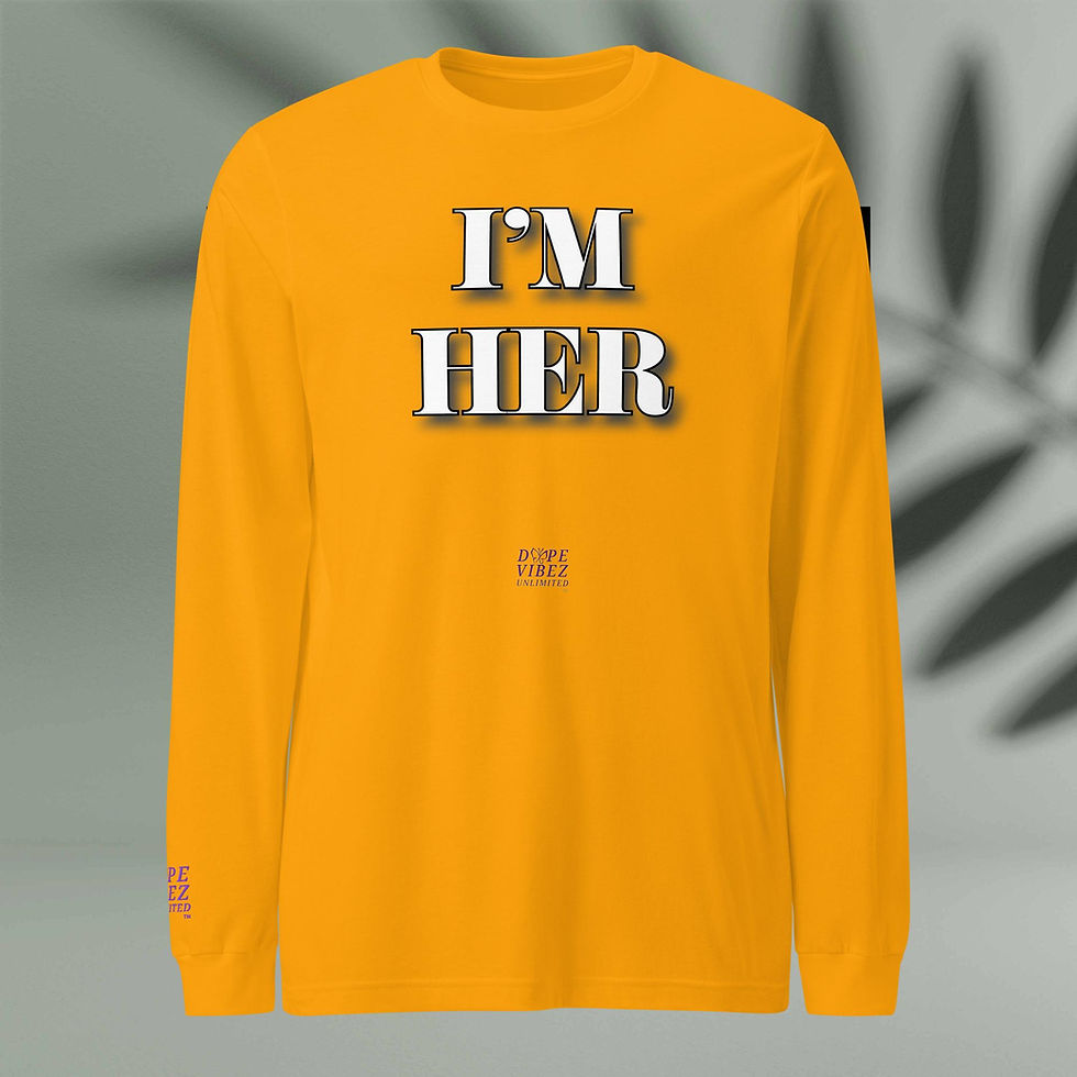 Thumbnail: DOPE VIBEZ UNLIMITED Queens - I'm Her (LeBron Tribute) Unisex Long Sleeve Tee