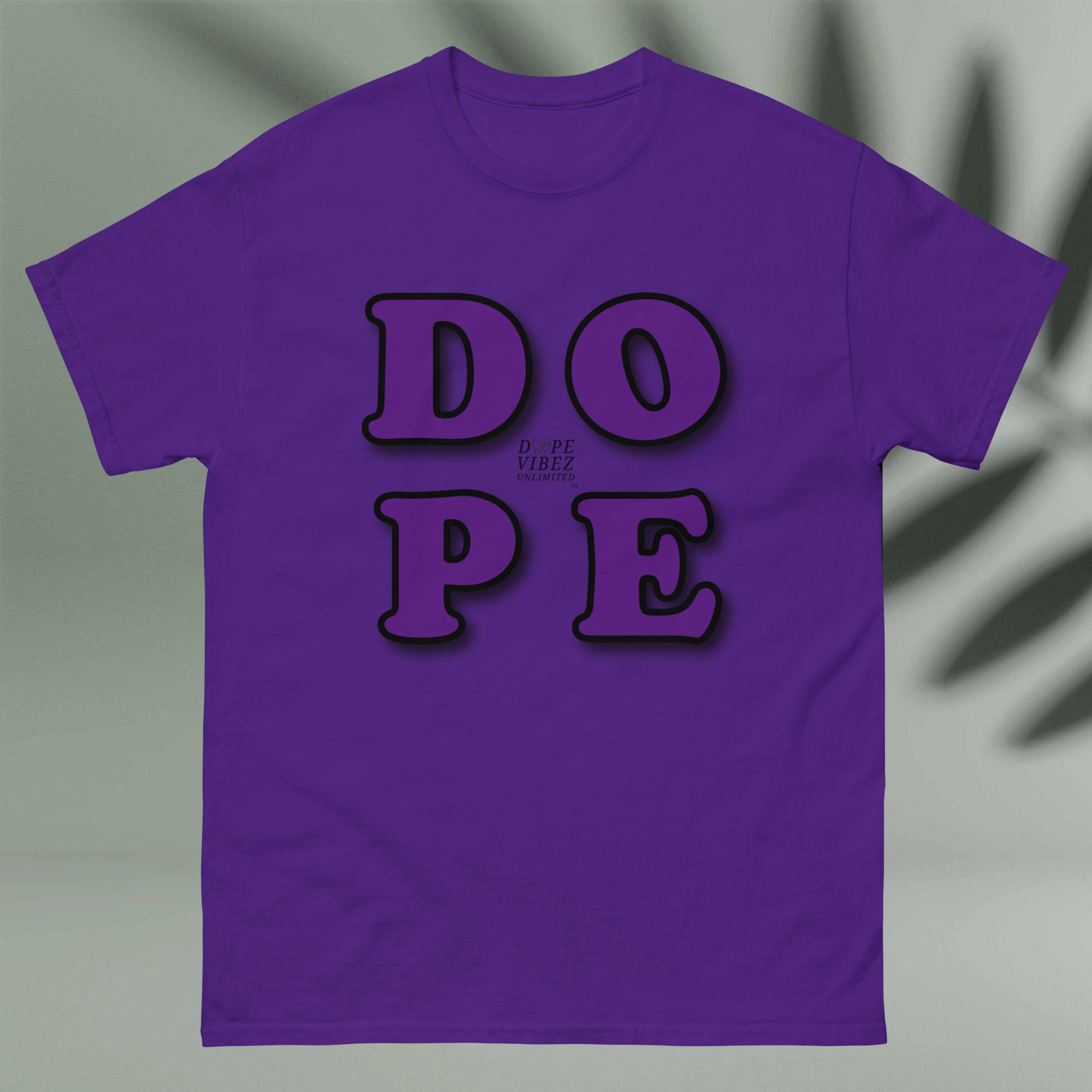 DOPE VIBEZ UNLIMITED - DOPE (Domestic Violence Awareness) Unisex classic tee