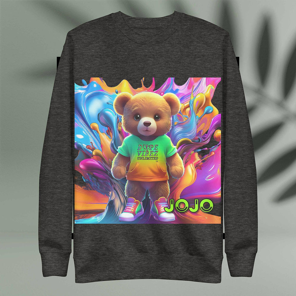 Thumbnail: DOPE VIBEZ UNLIMITED - Signature JoJo Unisex Premium Sweatshirt