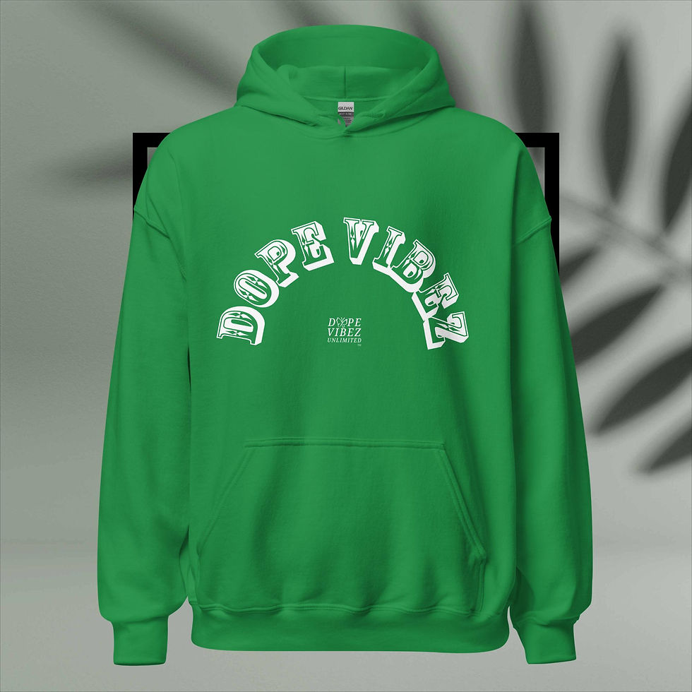 Thumbnail: DOPE VIBEZ UNLIMITED - DOPE VIBEZ (WHT) Unisex Hoodie