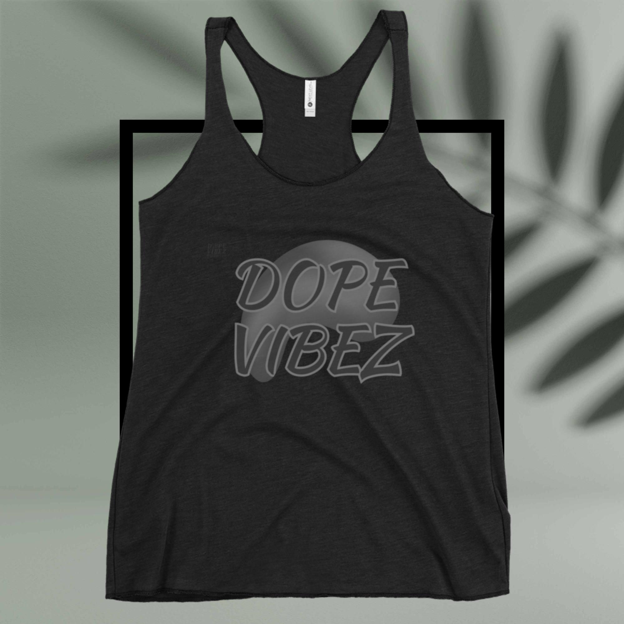DOPE VIBEZ UNLIMITED Queens - DOPE VIBEZ (Leader Vibez) Women's Racerback Tank