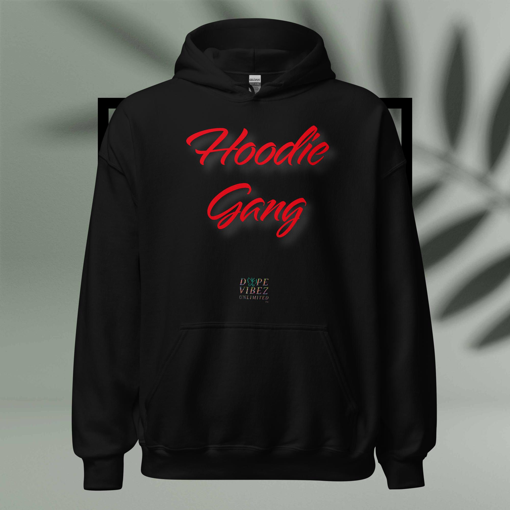 DOPE VIBEZ UNLIMITED - HOODIE GANG (RED) Unisex Hoodie