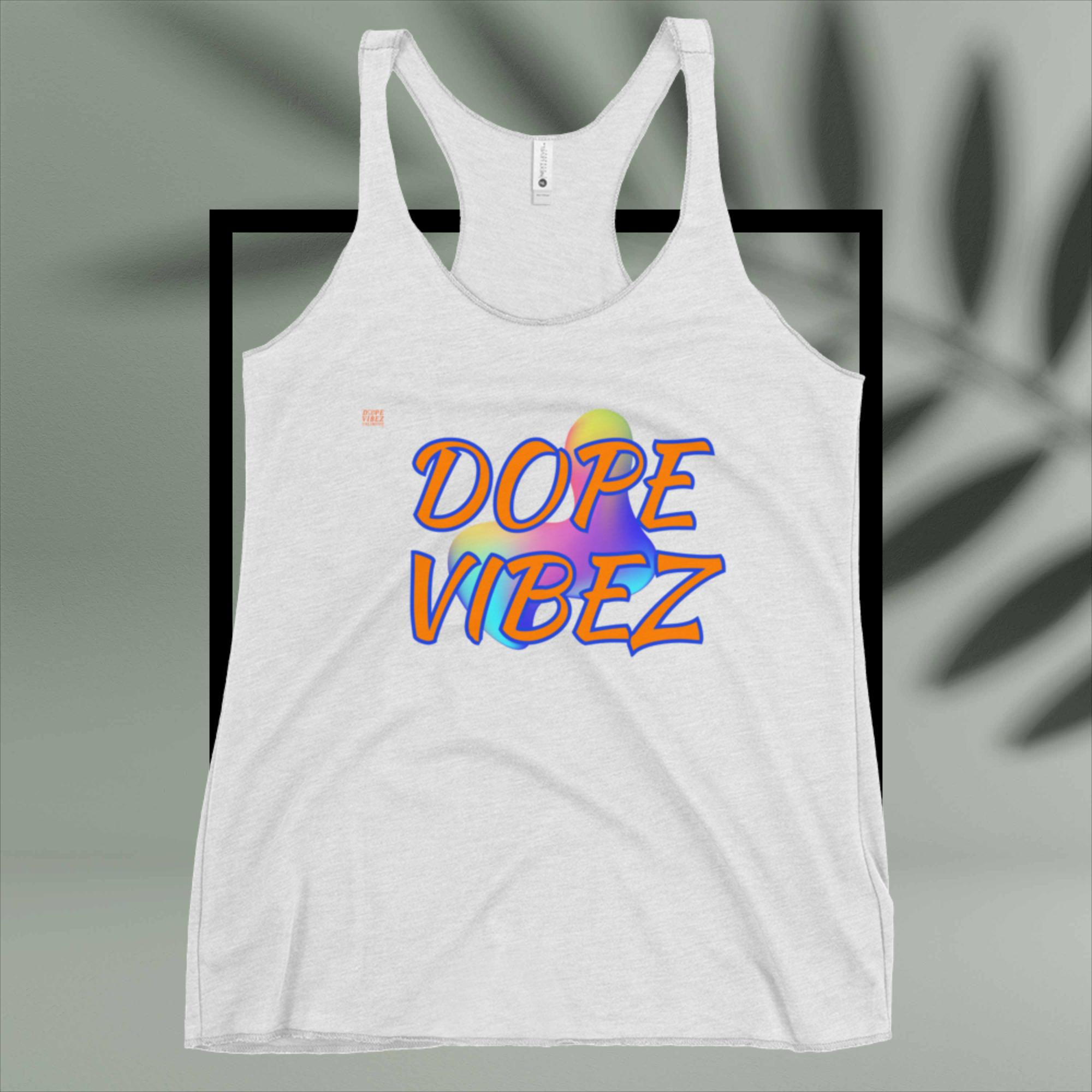 DOPE VIBEZ UNLIMITED Queens - DOPE VIBEZ (L) Women's Racerback Tank