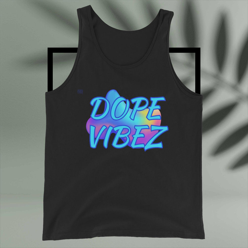 Thumbnail: DOPE VIBEZ UNLIMITED - DOPE VIBEZ (K) Unisex Tank Top