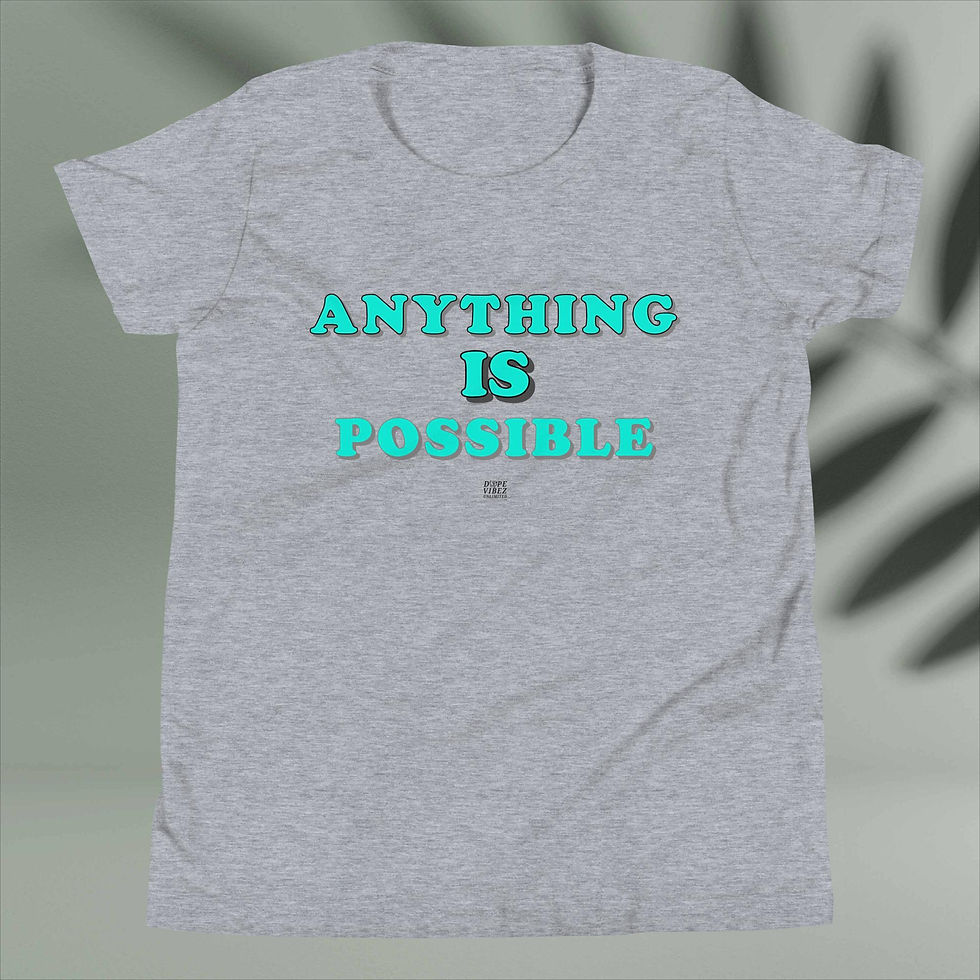 Thumbnail: DOPE VIBEZ UNLIMITED Young Royals - AIP (TURQ) Youth Short Sleeve T-Shirt