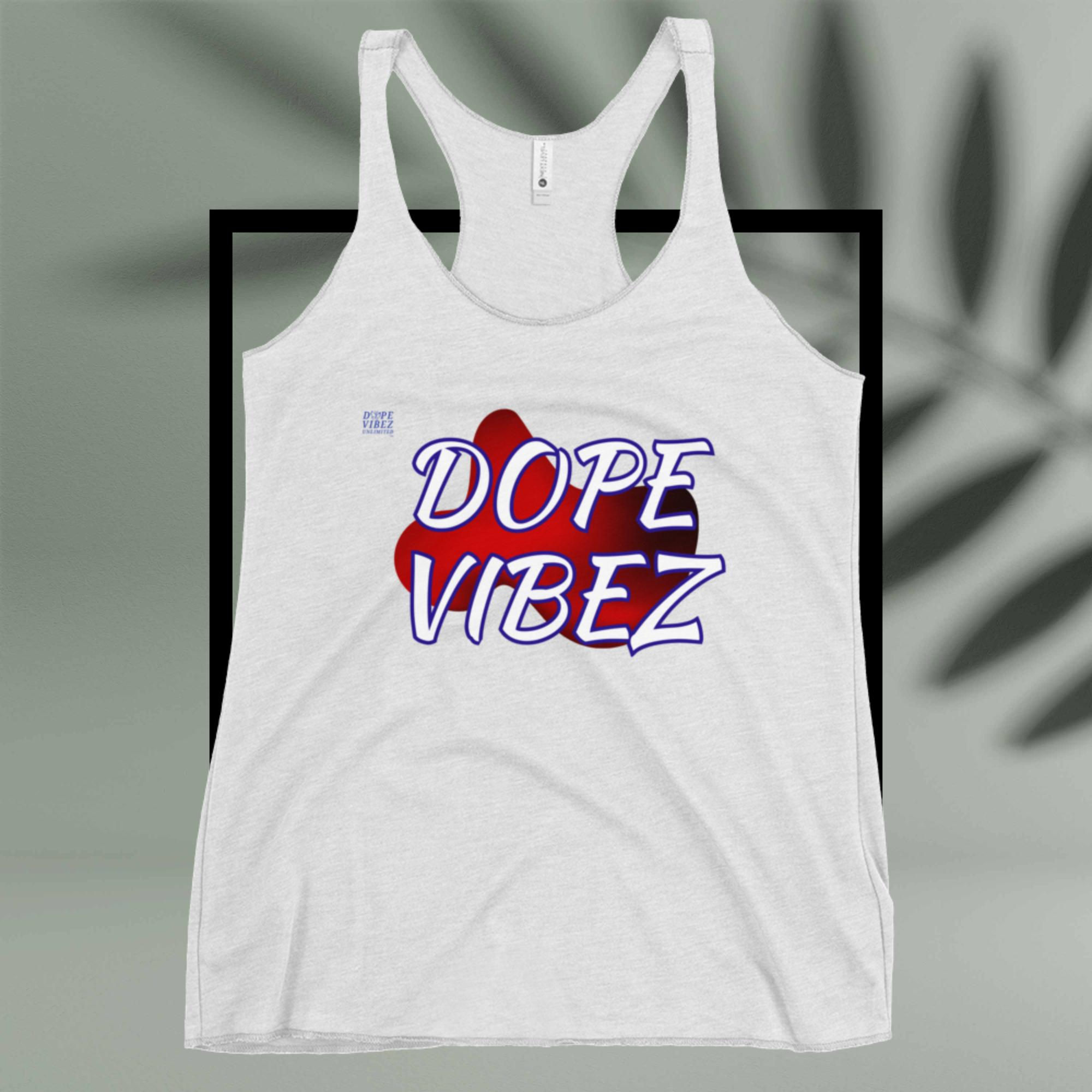 DOPE VIBEZ UNLIMITED Queens - DOPE VIBEZ (Fly Vibez) Women's Racerback Tank