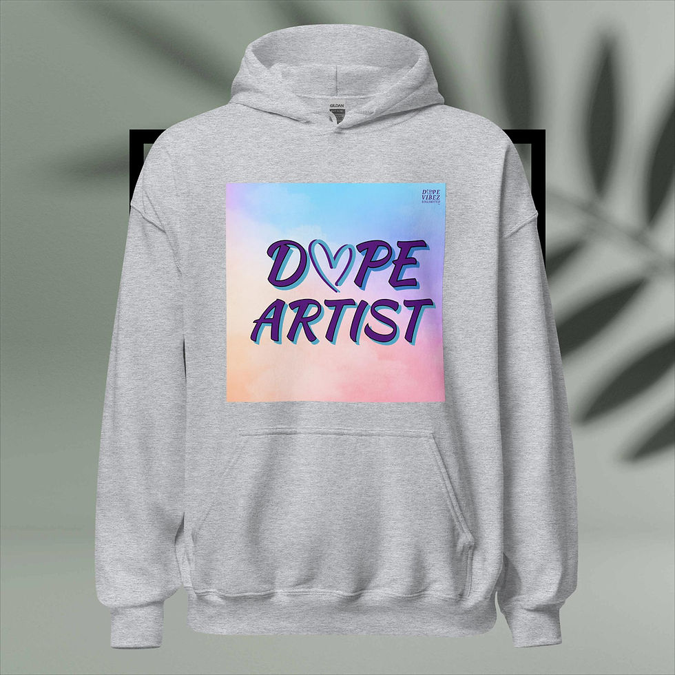 Thumbnail: DOPE VIBEZ UNLIMITED - Dope Artist Unisex Hoodie