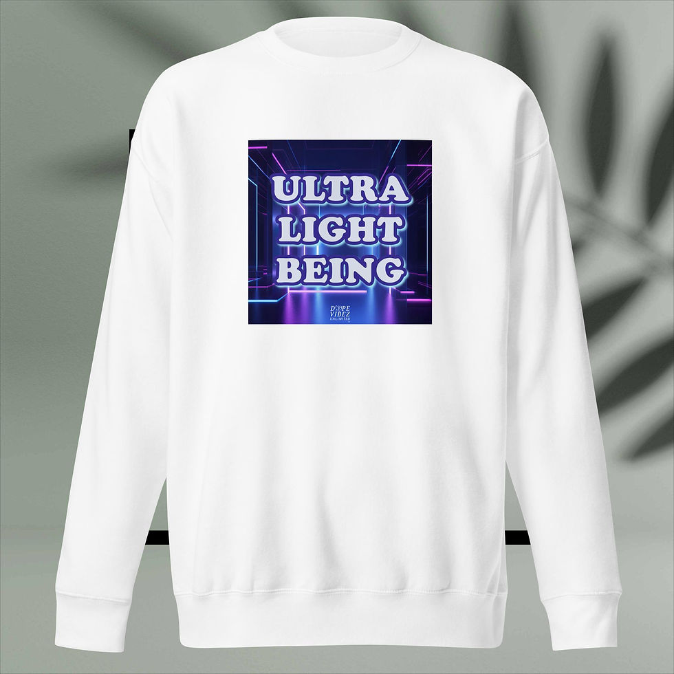 Thumbnail: DOPE VIBEZ UNLIMITED - ULB (4) Unisex Premium Sweatshirt