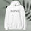 Thumbnail: DOPE VIBEZ UNLIMITED - LOVE. (SLVR) Unisex Hoodie