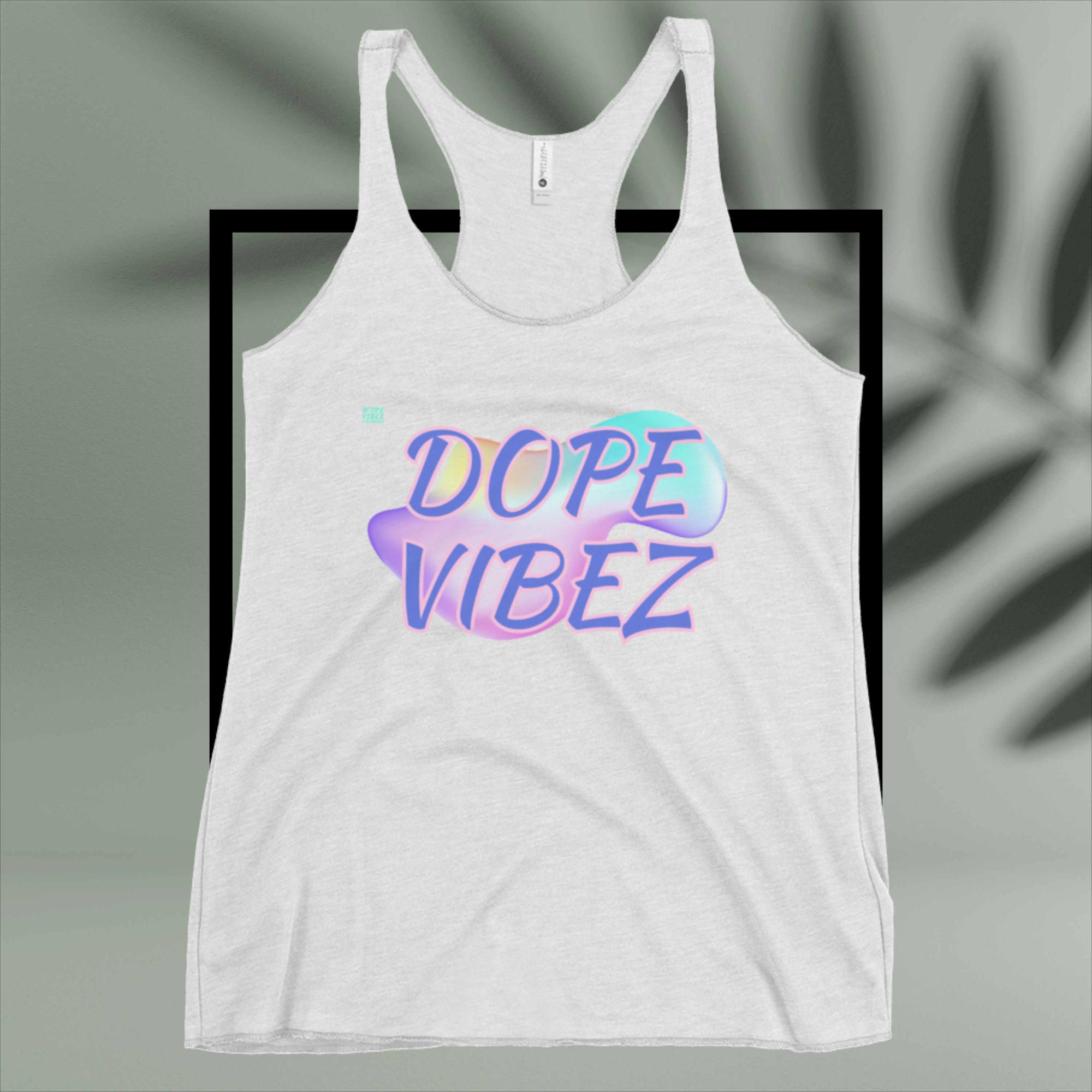 DOPE VIBEZ UNLIMITED Queens - DOPE VIBEZ (A) Women's Racerback Tank