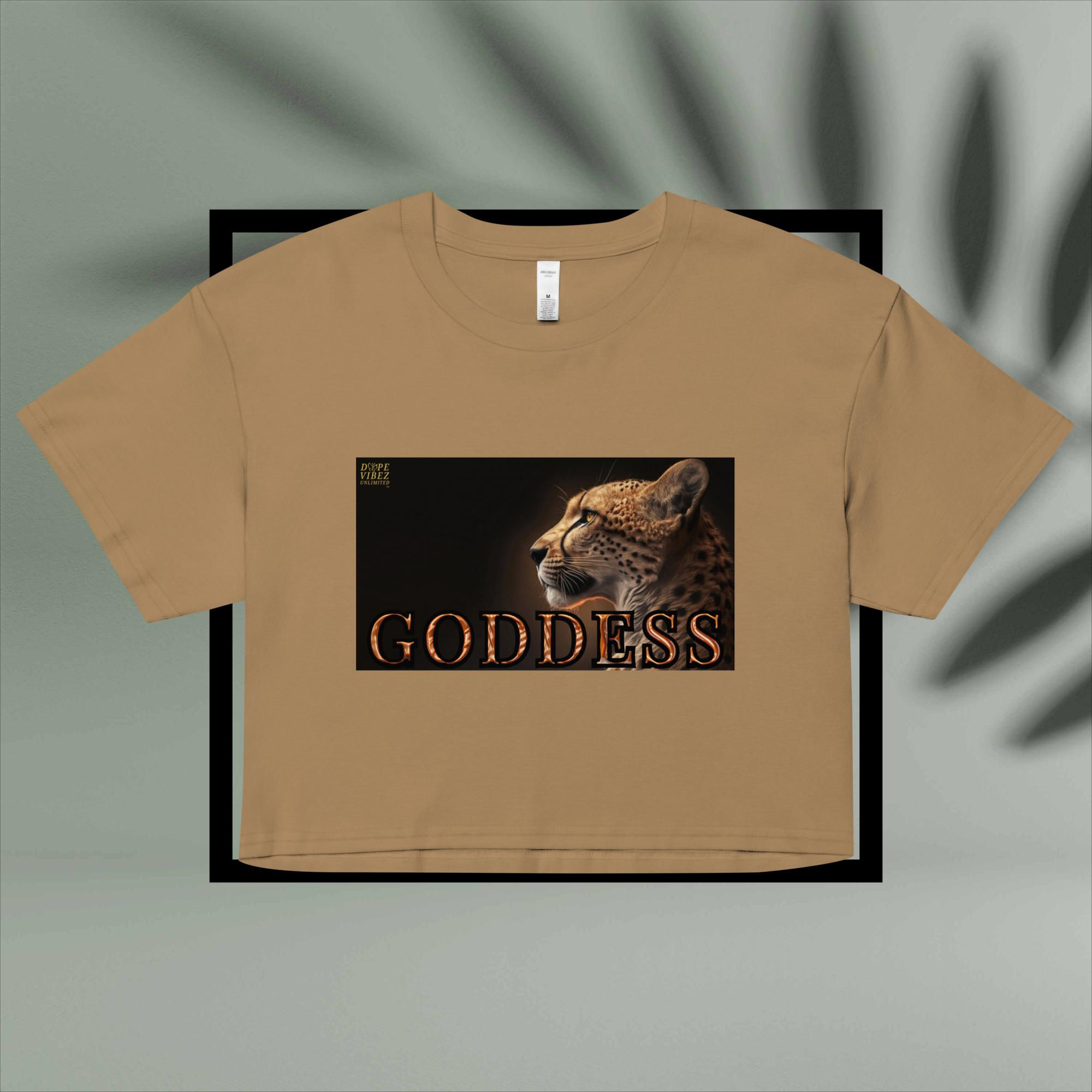 DOPE VIBEZ UNLIMITED Queens - GODDESS (CHT) Women’s crop top
