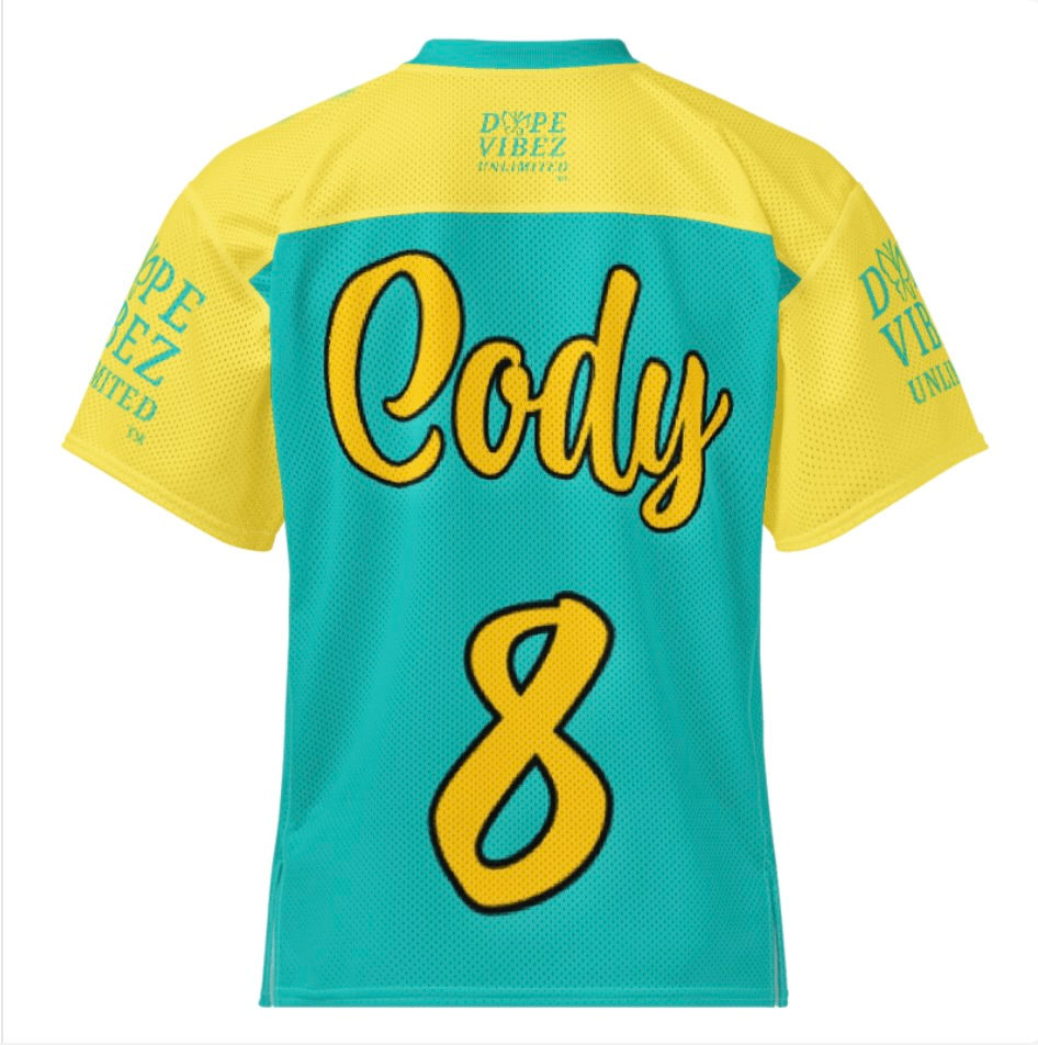Thumbnail: DOPE VIBEZ UNLIMITED - Signature Cody (Home) football jersey