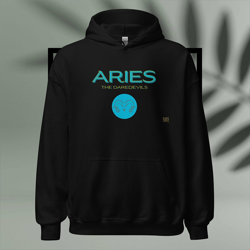 Thumbnail: DOPE VIBEZ UNLIMITED - Aries Unisex Hoodie