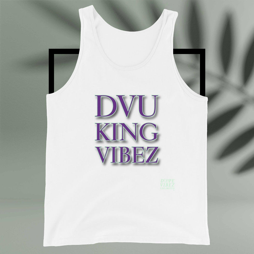 Thumbnail: DOPE VIBEZ UNLIMITED Kings - DVU KING VIBEZ (Prp/Mnt) Men's Tank Top