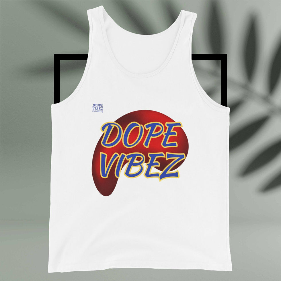 Thumbnail: DOPE VIBEZ UNLIMITED Kings - DOPE VIBEZ (BLAZING VIBEZ) Men's Tank Top