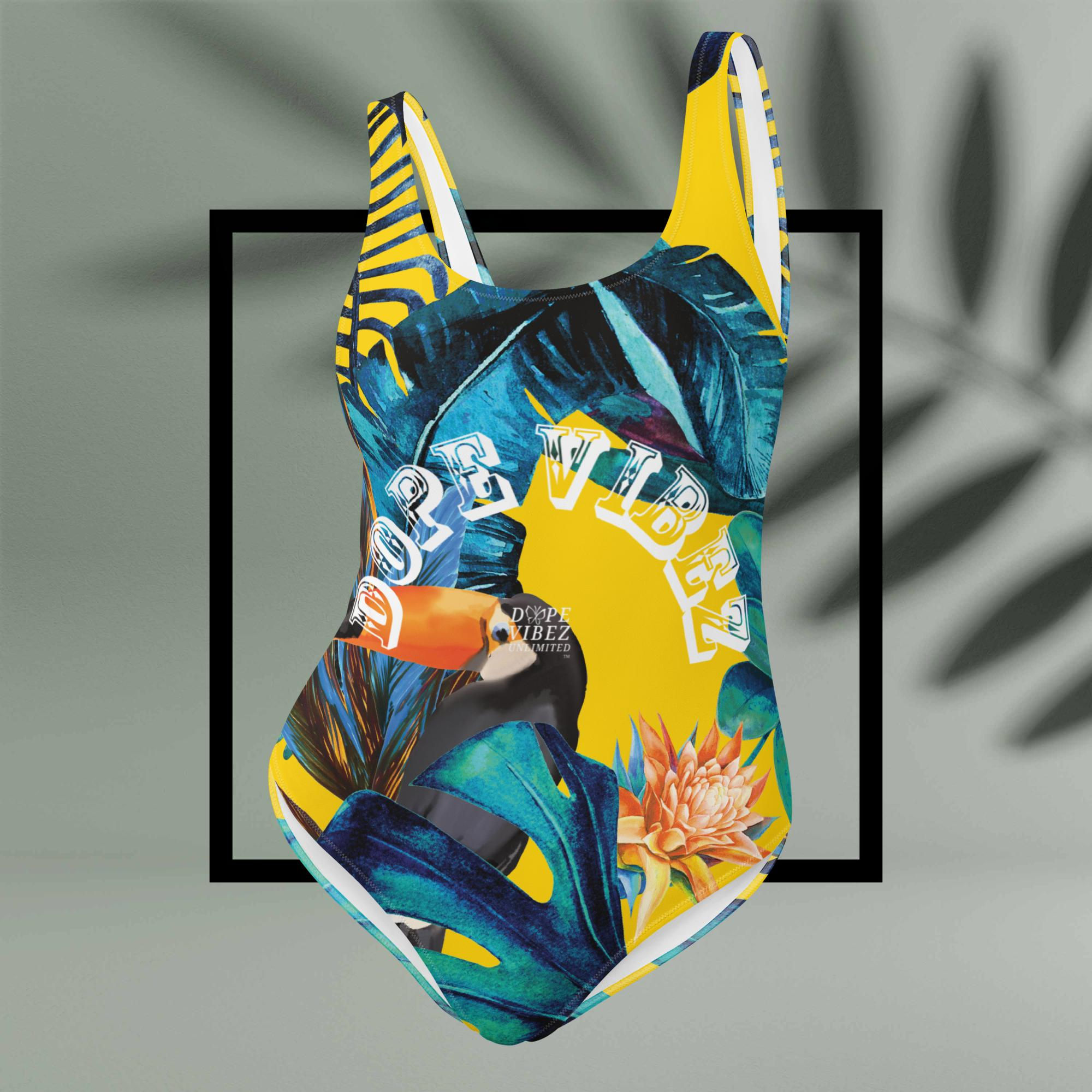 DOPE VIBEZ UNLIMITED Queens - DOPE VIBEZ (RW Wht) One-Piece Swimsuit