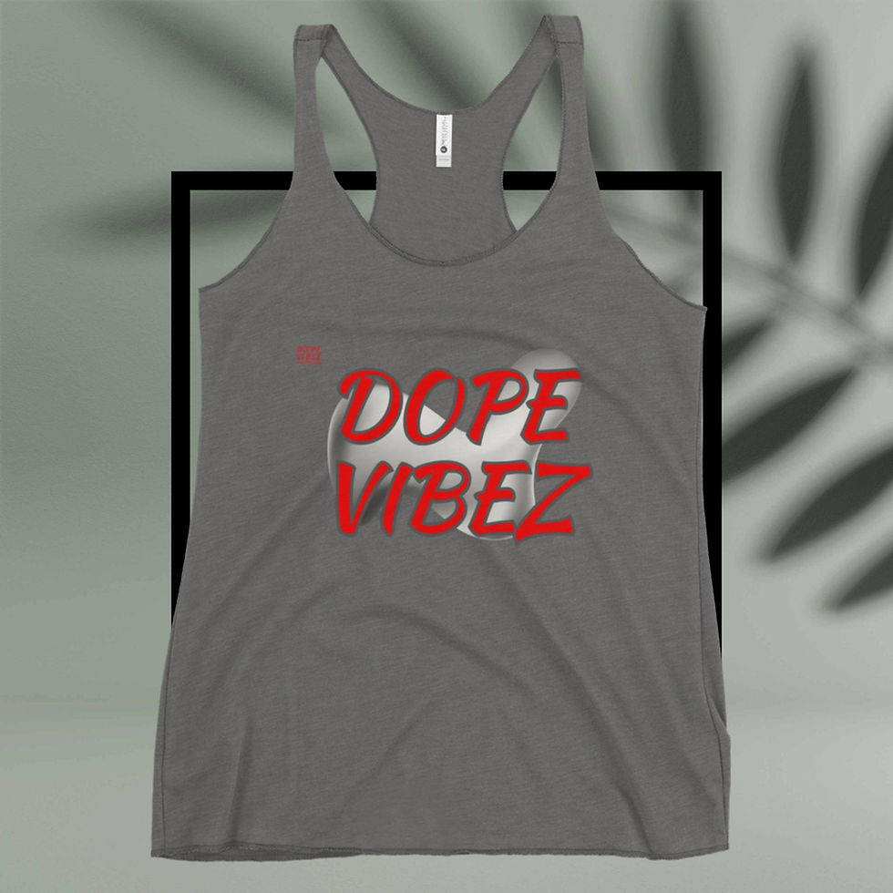 Thumbnail: DOPE VIBEZ UNLIMITED Queens - DOPE VIBEZ (Big Vibez) Women's Racerback Tank