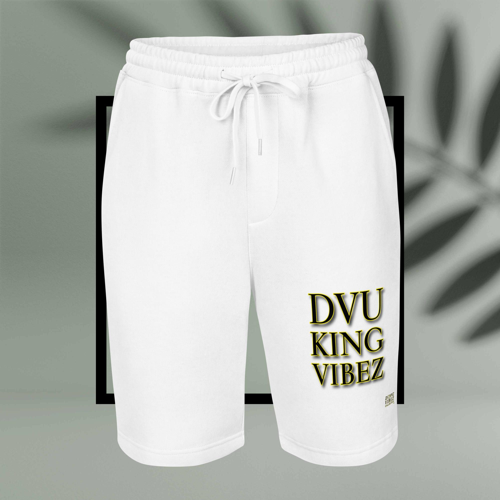 DOPE VIBEZ UNLIMITED Kings - DVU KING VIBEZ (Blk/Ylw) Men's fleece shorts