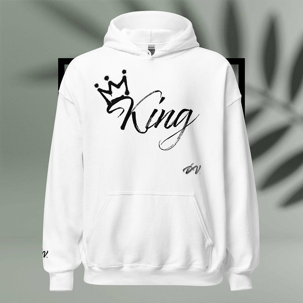 Thumbnail: DOPE VIBEZ UNLIMITED Kings - KING (Blk) Unisex Hoodie