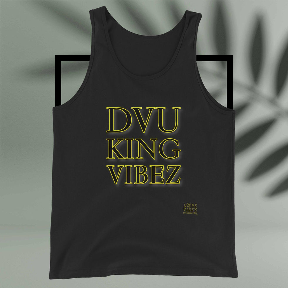Thumbnail: DOPE VIBEZ UNLIMITED Kings - DVU KING VIBEZ (Blk/Ylw) Men's Tank Top