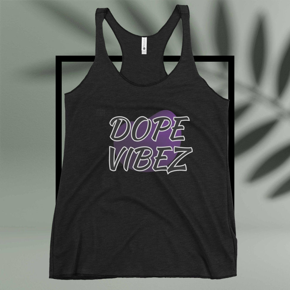 Thumbnail: DOPE VIBEZ UNLIMITED Queens - DOPE VIBEZ (Precise Vibez) Women's Racerback Tank