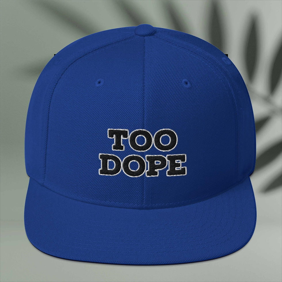 Thumbnail: DOPE VIBEZ UNLIMITED - TOO DOPE (BLK) Snapback Hat