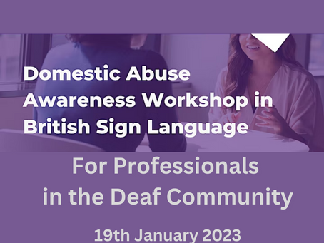 Domestic Abuse Awareness Training morning