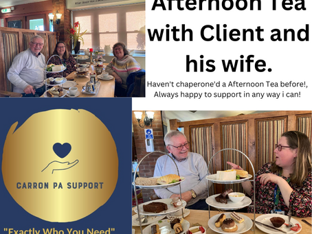 Afternoon Tea With a Client