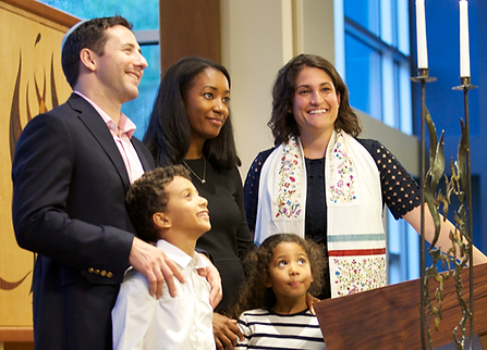 Cantor Stein and her friends at an interfaith LGBTQIA ceremony in New York