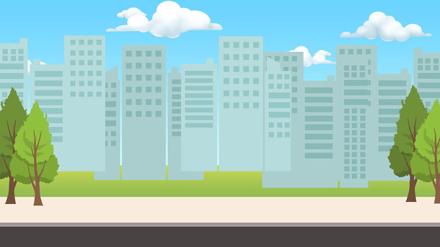 pngtree-fresh-cartoon-cute-city-silhouet