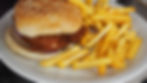 Kids Chicken & cheese burger with chips