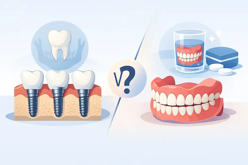 Dental Implants vs Dentures - Which Is Right?