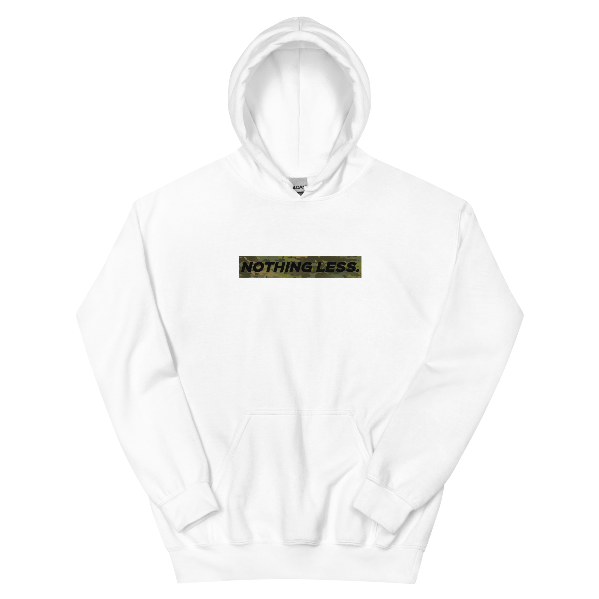 "Nothing Less" Hoodie (Wht)