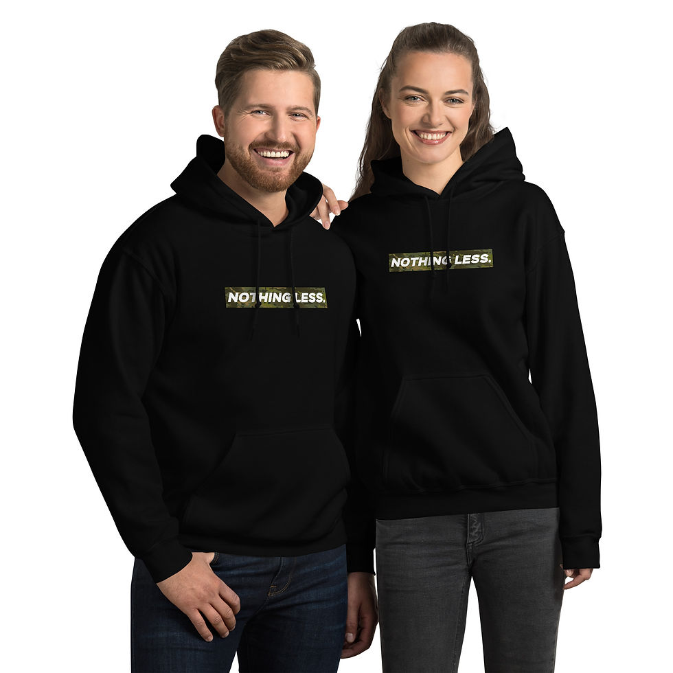 Thumbnail: "Nothing Less" Hoodie (Blk)