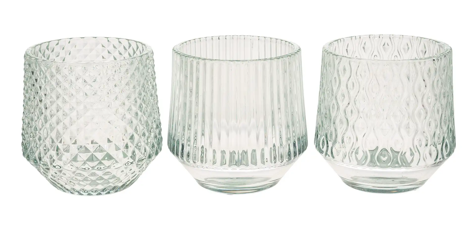 Teelichtglas klar