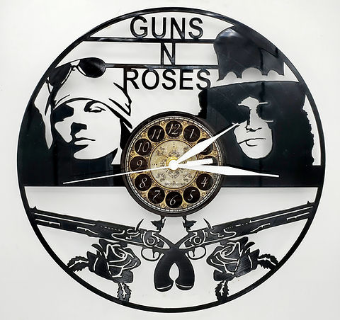 GUNS N' ROSES | vinyl record clocks