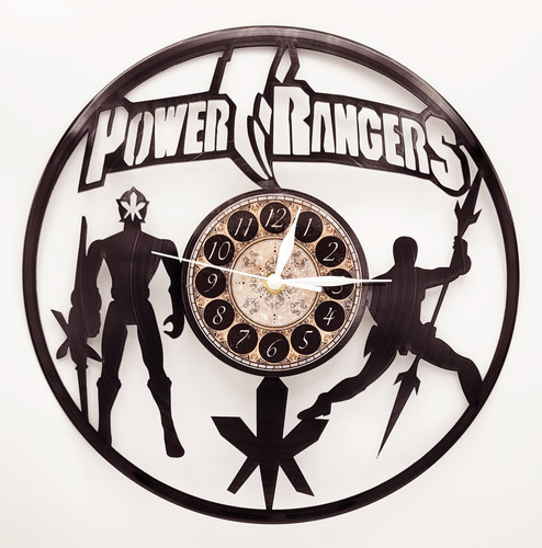 POWER RANGERS | vinyl record clocks