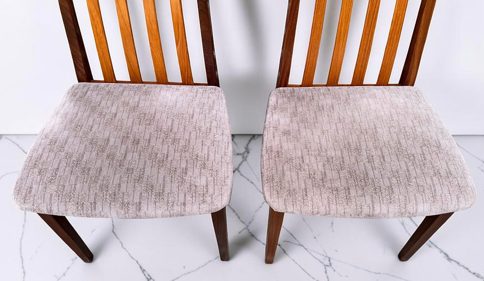 Thumbnail: Mid Century 1960’s Victor Wilkins for G Plan Teak Dining Chairs Set of Four 