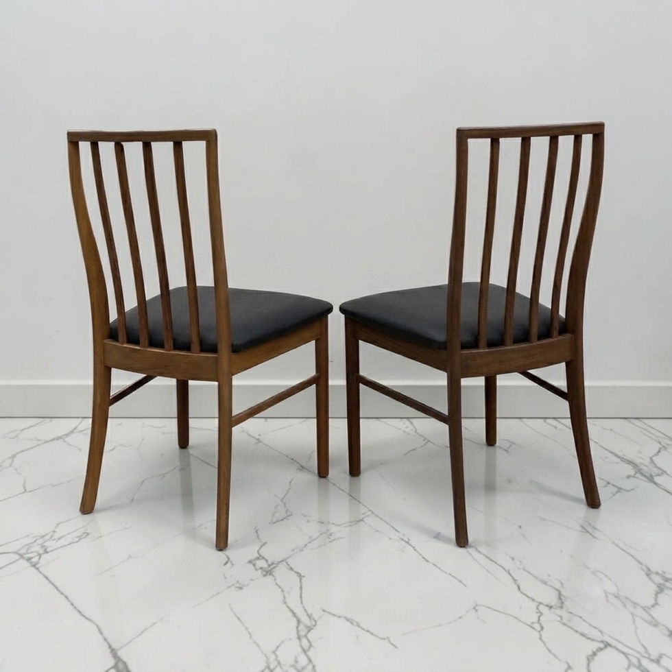 Thumbnail: Mid Century Modern Teak Dining Chairs by A.H. McIntosh - Set of Four