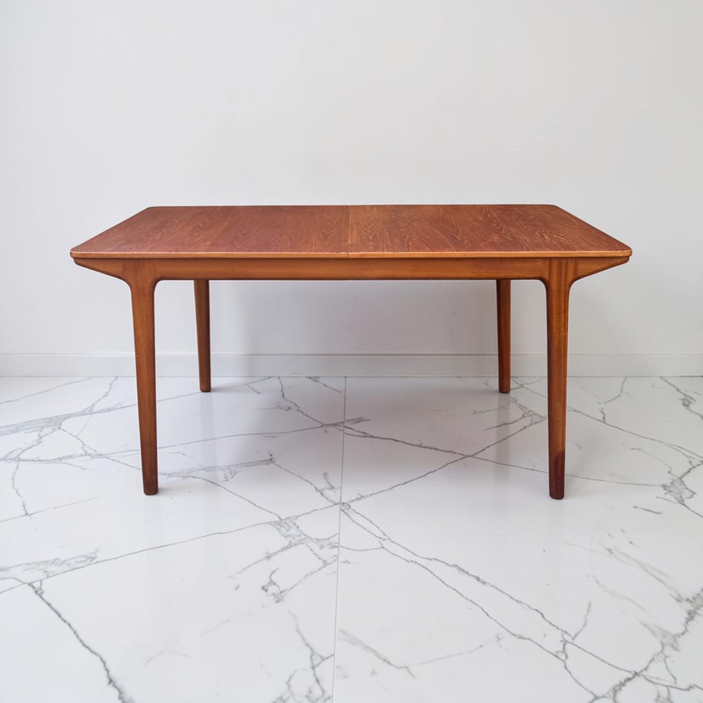 Mid Century 1960’s Teak Rectangular Extending Dining Table by A.H. McIntosh