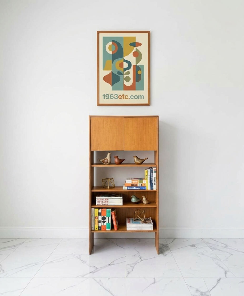 Mid-Century 1960s Teak Bookcase / Storage Cabinet by G Plan