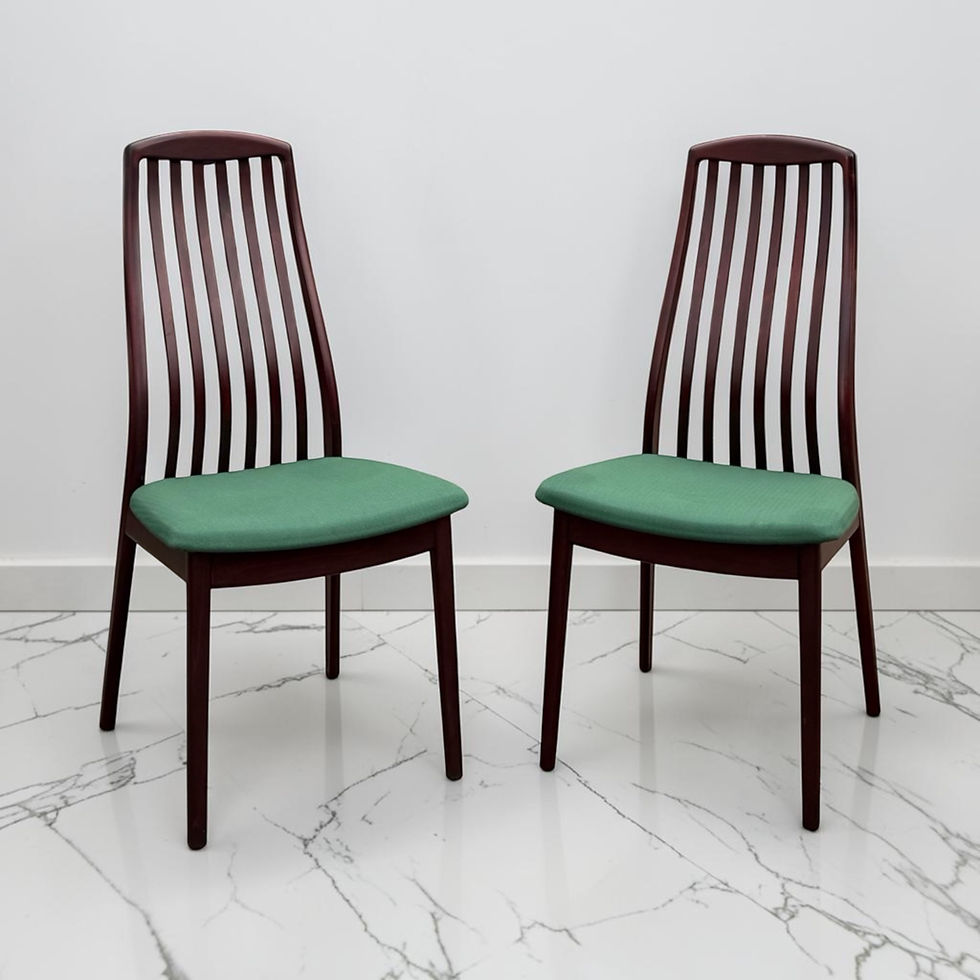 Thumbnail: Mid Century Modern Danish Rosewood Dining Chairs by Preben Schou (Set of Six)
