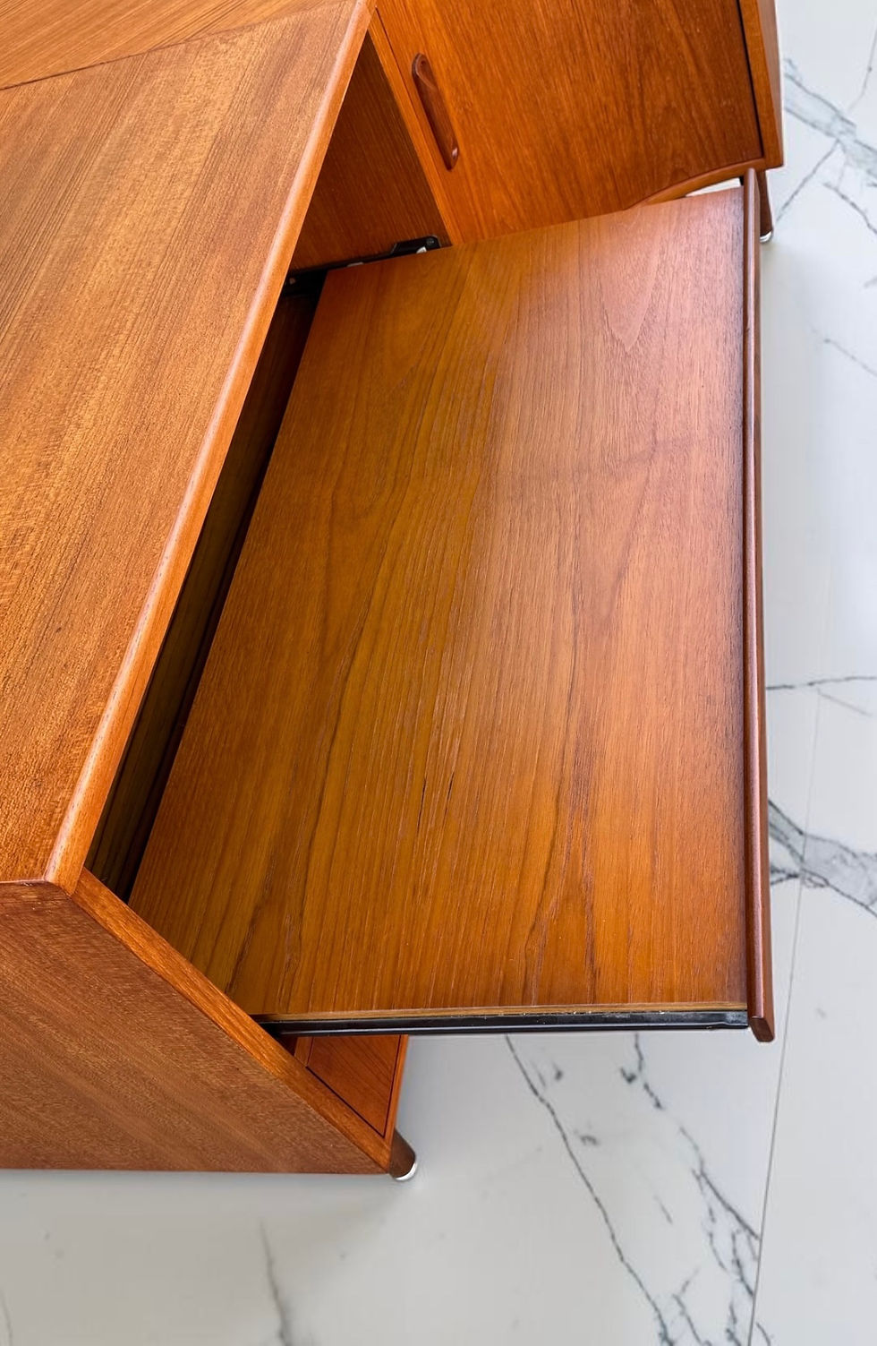 Thumbnail: Vintage G Plan Fresco Mid-Century Teak Corner Media Unit / Sideboard