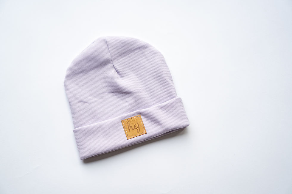 Miniaturbild: Skaterbeanie aus Rippjersey, flieder